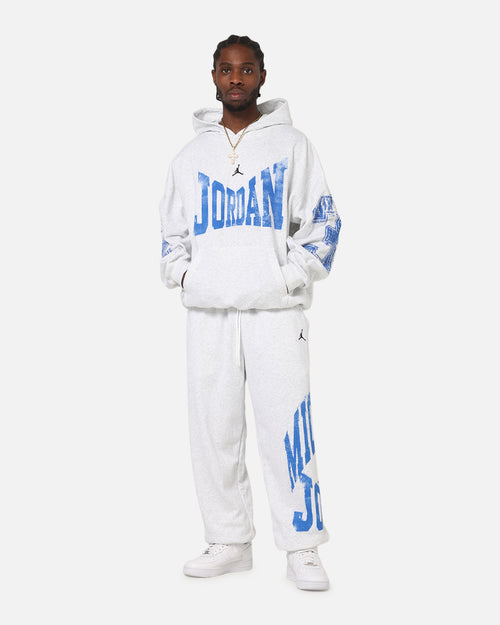 Jordan Brooklyn Collegiate Pullover Hoodie Birch Heather Grey