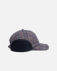 Kangol Plaid Earflaps Baseball Cap Grey