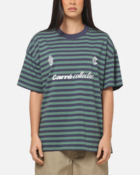 Carre Collective Stripe T-Shirt Navy Stripe