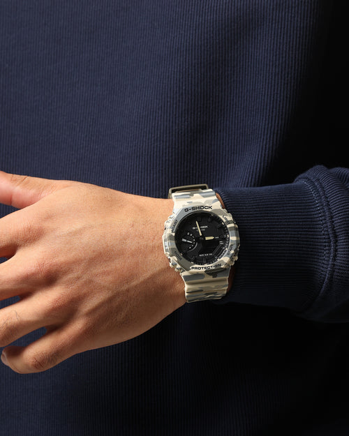 G Shock GA2100CM-5A Watch Camo/Black