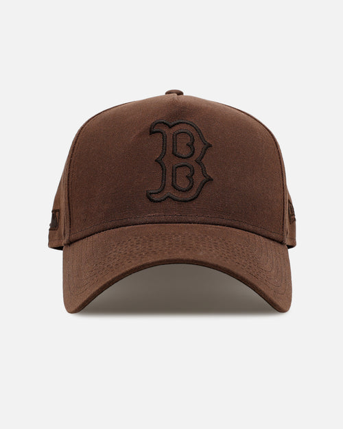 New Era Boston Red Sox 'Waxed Canvas QS' 59FORTY A-Frame Fitted Brown