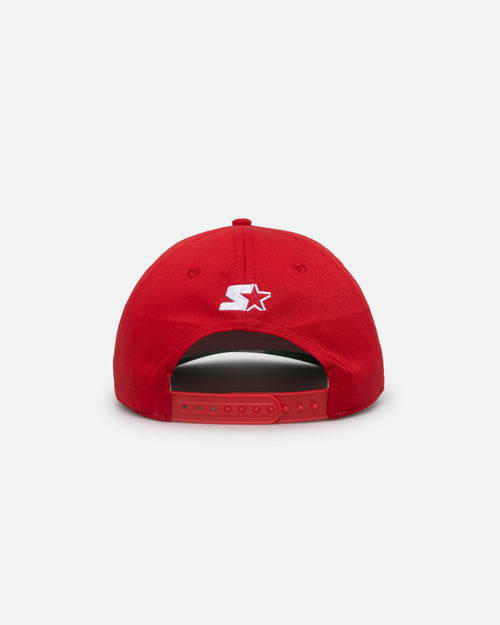 Starter Blank Classic Pinch Snapback Red