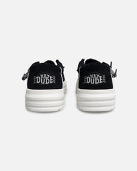 Hey Dude Rev Suede Argan Oil Black