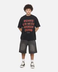 Saint Morta Amplus Devotion Denim Jorts Black Shadow