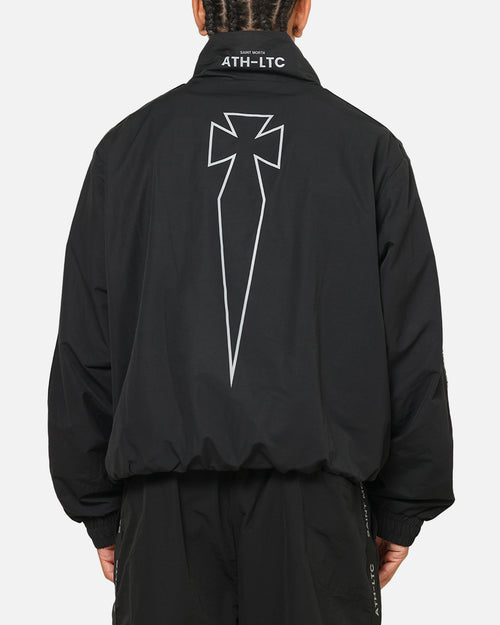 Saint Morta Athltc Zip Jacket Dark Black/White