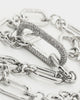 Raising Hell Women's Thick Link Chain Iced White Gold