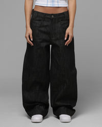 Loiter Star Born Selvedge Denim Jeans Black