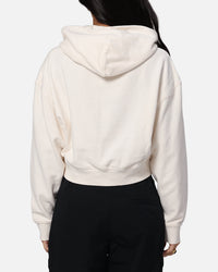Tommy Jeans Women's Boxy Crop GMD Varsity Hoodie Ancient White