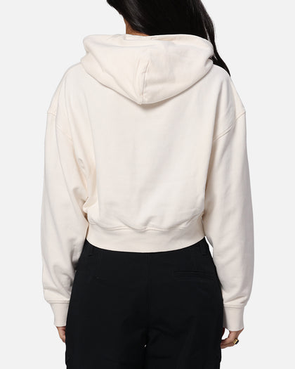 Tommy Jeans Women's Boxy Crop GMD Varsity Hoodie Ancient White