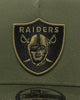 New Era Las Vegas Raiders 'Olive/Grey Undervisor' 9FORTY A-Frame Snapback Olive/Black