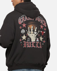 Mitchell & Ness Chicago Bulls Blackletter Champs Box Hoodie Washed Black