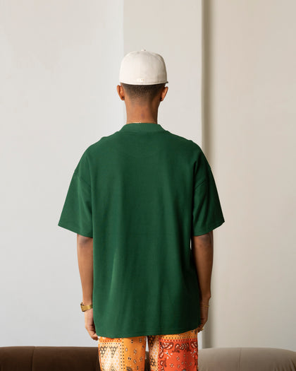 Carre Terry Oversized T-Shirt Forest Green