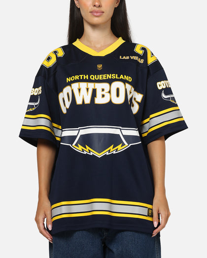 Bleacher Athletic North Queensland Cowboys NRL Vegas Round 2026 Jersey Navy