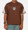 Mitchell & Ness Las Vegas Raiders Beastmode Boxy Mesh T-Shirt Chocolate Brown