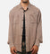 XXIII Acid Wash Button Up Over Shirt Washed Brown