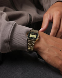 Casio A159WGEA-1D Watch Gold/Black