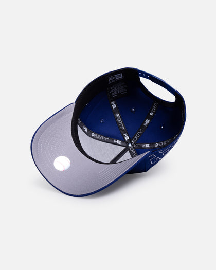 New Era Los Angeles Dodgers 'Running Stitch' 9FORTY A-Frame Snapback Official Team Colours