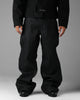 Loiter Selvedge Denim Boot Cut Jeans Black