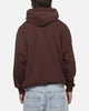 Carre Box Check Hoodie Chocolate