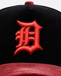 New Era Detroit Tigers 'Velvet Cord Certified Lover' 9FORTY A-Frame Premium Corduroy Snapback Black