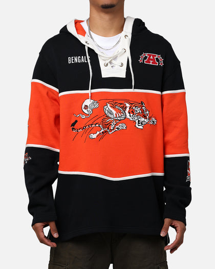 47 Brand Cincinnati Bengals NFL + Legacy Lacer Hoodie Jet Black