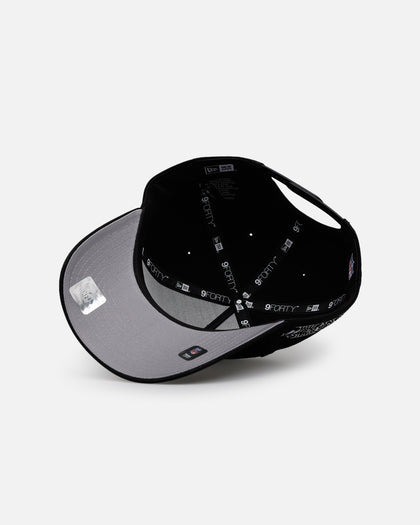 New Era Las Vegas Raiders 'Raised Metallic Chainstitch' 9FORTY A-Frame Snapback Black