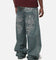 Ed Hardy Dragon Ultra Wide Jeans Mid Blue