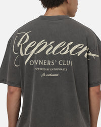 Represent Owners Club Script T-Shirt Vintage Grey