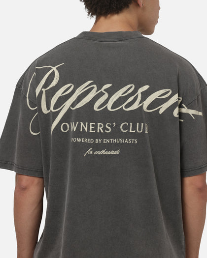 Represent Owners Club Script T-Shirt Vintage Grey