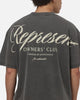 Represent Owners Club Script T-Shirt Vintage Grey
