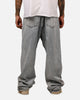 MNML Ultra Baggy Paint Splat Denim Jeans Light Blue