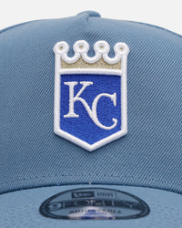 New Era Kansas City Royals 'Faded Blue' 9FORTY A-Frame Snapback Faded Blue