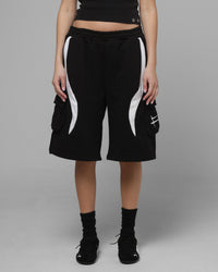 Loiter Hybrid Tek Cargo Shorts Black