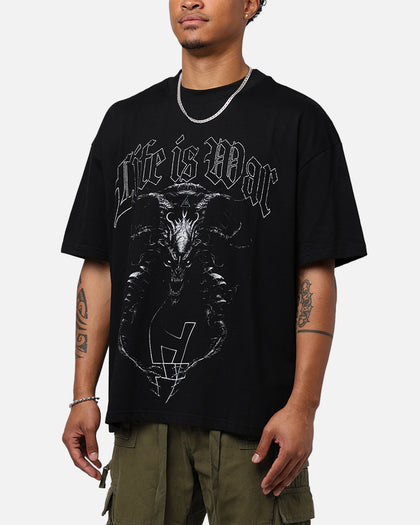 The Anti Order Life Is War T-Shirt Black