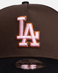 New Era Los Angeles Dodgers 9Forty A-Frame Snapback Walnut