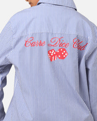 Carre Dice Club Long Sleeve Button Up Shirt Pinstripe