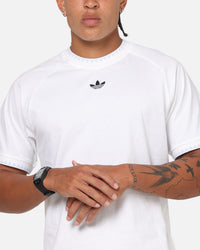 Adidas Chest Stripes Engineered T-Shirt White