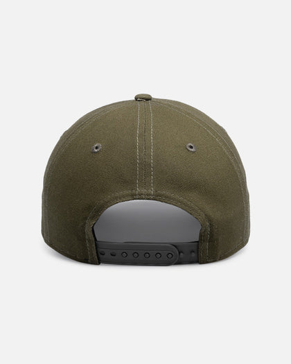 New Era New York Yankees 'Duck Canvas' 9FORTY A-Frame Unstructured Snapback Olive
