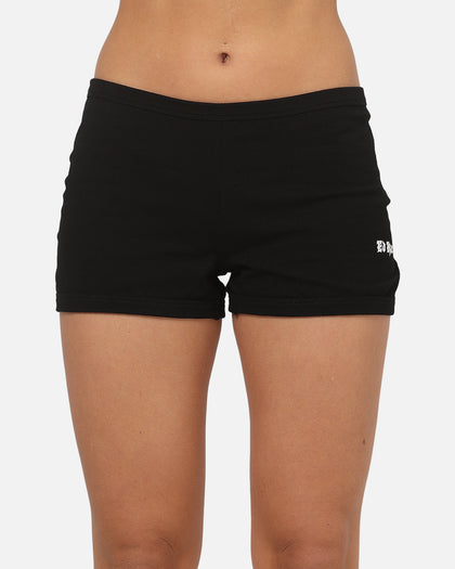 Ed Hardy Women's Crossed Mini Shorts Black