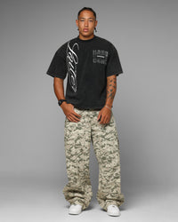 Loiter Chrome Dome T-Shirt Washed Black