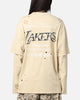 Mitchell & Ness Los Angeles Lakers Chromed Mock Long Sleeve T-Shirt Khaki