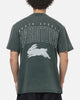 Bleacher Athletic South Sydney Rabbitohs NRL Attrition Washed T-Shirt Green