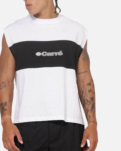 Carre Circuit Panel Muscle T-Shirt White/Black