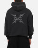 Saint Morta Worldwide Boxy Hoodie Washed Black