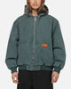 Carre Sherpa Lined Hoodie Forest Green