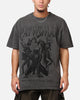 73Studio X DC Batman Catwoman Squad Heavyweight T-Shirt Black Wash