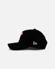 New Era Texas Rangers 'Black Cord' 9FORTY A-Frame Corduroy Snapback Black