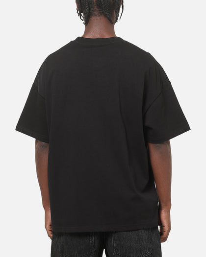 Carre Applique T-Shirt Solid Black