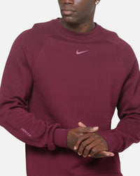 Nike Nocta Fleece CS Crewneck Bordeaux