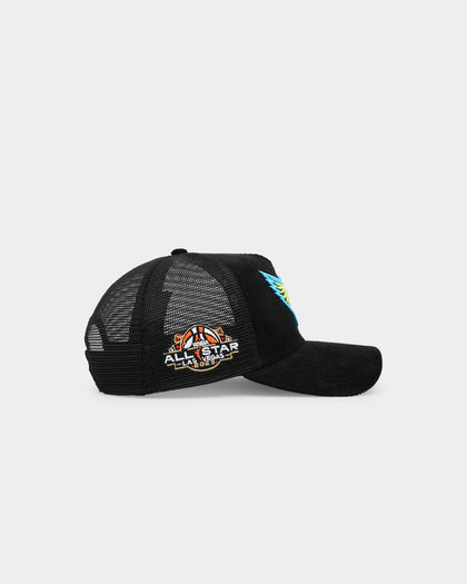 New Era Women's Dallas Wings 'WNBA All Star' 9FORTY A-Frame Trucker Snapback Black